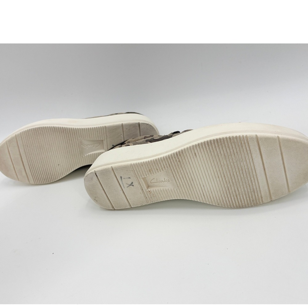 Clarks Collection Layton Step slip-on platform sneakers Size 7.5 Utility Chic - Picture 6 of 8